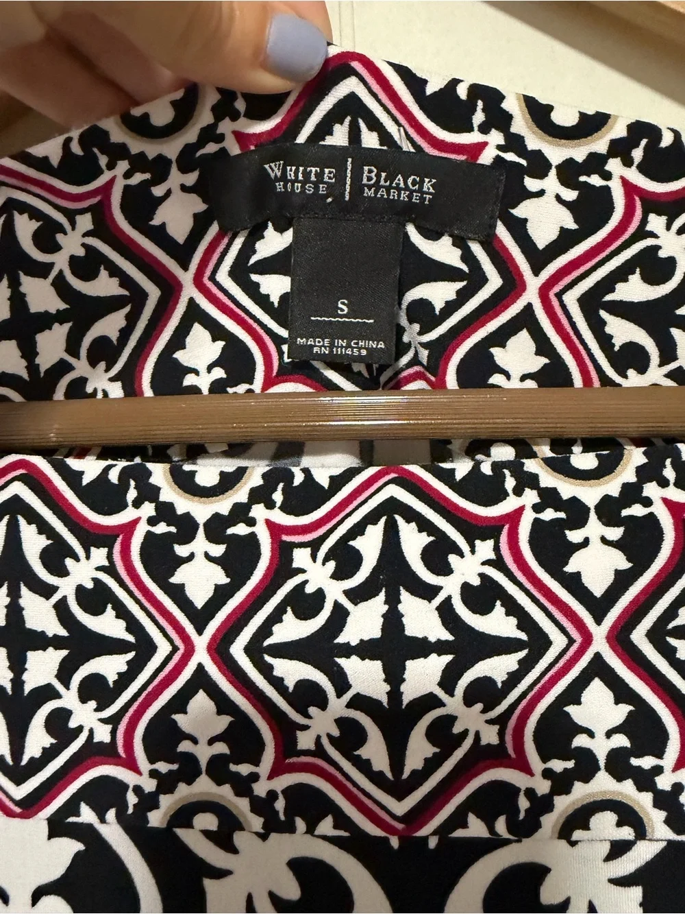White House Black Market bold black